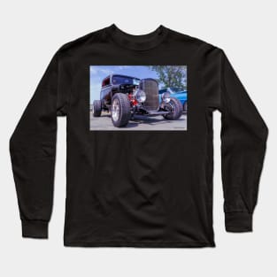 1932 Three Window Coupe Hot Rod Long Sleeve T-Shirt